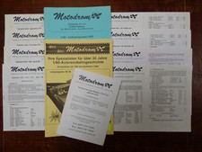 Motodrom Slot Racing H0 1:32 1:24 Lieferprogramme Sammler-Infos Preise 1995-99