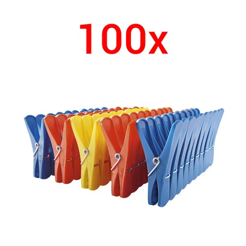 100x wäscheklammern klammern - 100x,