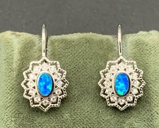 Opal Ohrringe Opal Synth