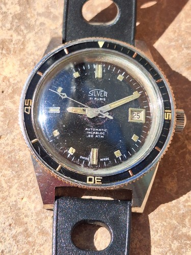 Diver vintage silver skin - vintage,