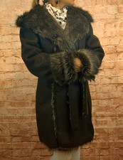 Pelzmantel Mantel Damen Winterjacke Damenjacke Pelzjacke Jacke Kunstpelz