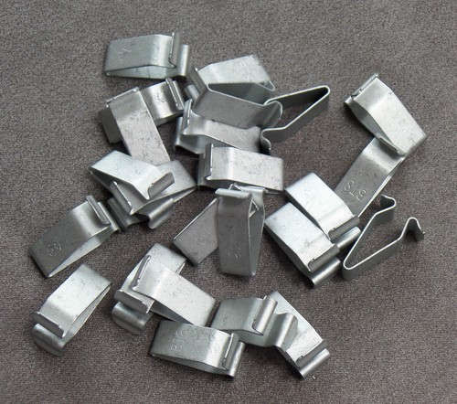 10x metall halterklammern - metall,
