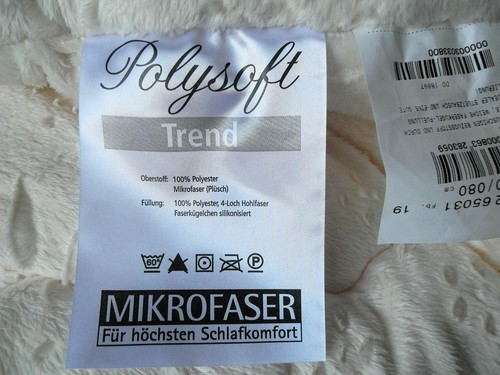 Polysoft bettdecke mit - ,