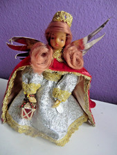 Rauschgoldengel, 22 cm Vintage, Handarbeit, Kopf und Hände aus Wachs gut erh.