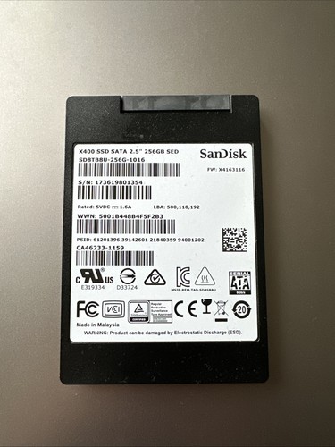 Sandisk x400 256gb sata iii - sandisk,