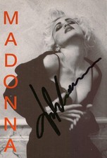 Original Autogramm von MADONNA