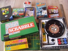 Riesen Spiele Konvolut,Phase 10 (Ravensburger), Scrabble, Roulette,Uno,Rummy usw