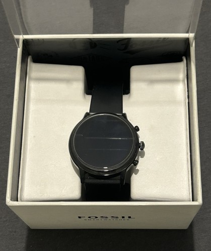 Fossil ftw4025 black silicon - fossil,