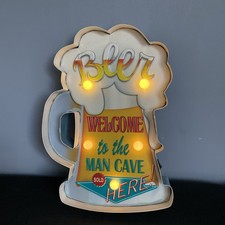 Bierlampe Wandlampe Bierkrug Beleuchtung Wanddeko Schaltbar Krug Partylicht