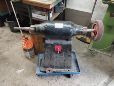 Polierbock Poliermaschine REMA DP2 mit Polierscheiben & Satinierscheibe