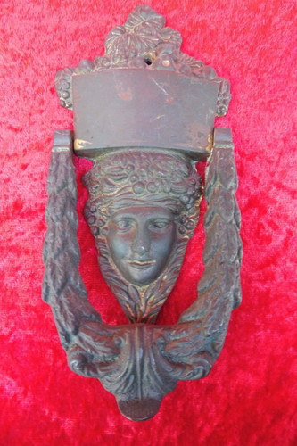 Schöner alter türklopfer - schöner,