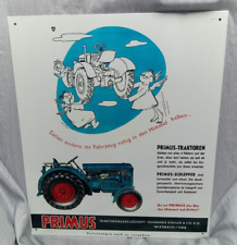 Primus Traktoren / Schlepper, Blechschild