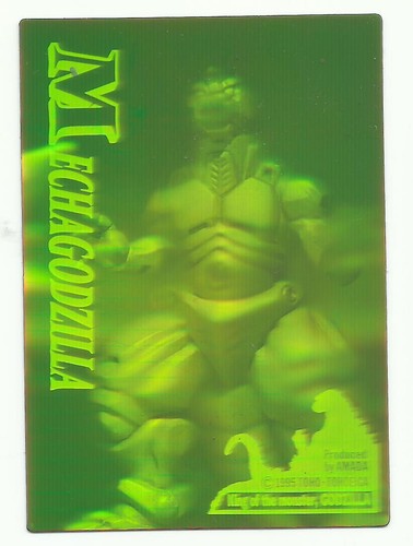 Godzilla hologramm card - card, aus