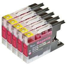 5 Patronen LC1280 XXL magenta