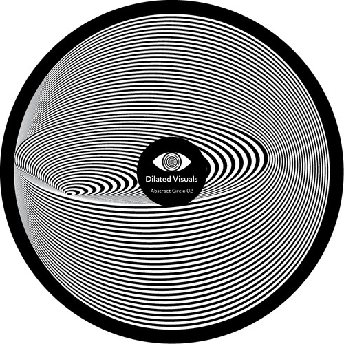 Abstract circle - circle, 6"