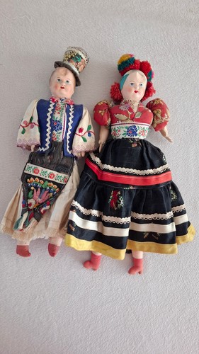 Trachtenpuppen historisch aus - trachtenpuppen,