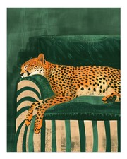 Wandbild Poster Gepard auf