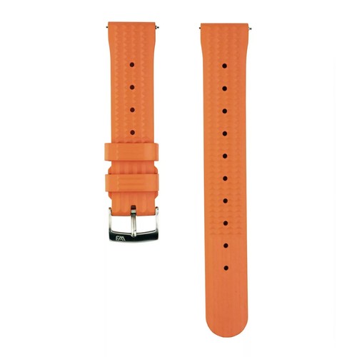 Uhrenarmband waffel kautschuk - uhrenarmband, waffel-kautschuk