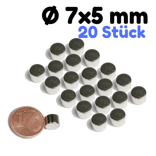 Neodym magnet scheiben - 20,