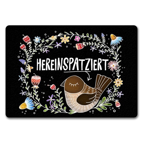 Hereinspatziert fußmatte - hereinspatziert,
