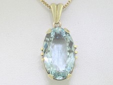 Aquamarin Anhänger 585