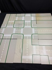 Lego 9 x Straßenplatten City Basis Platte 32x32 stark gebraucht P7