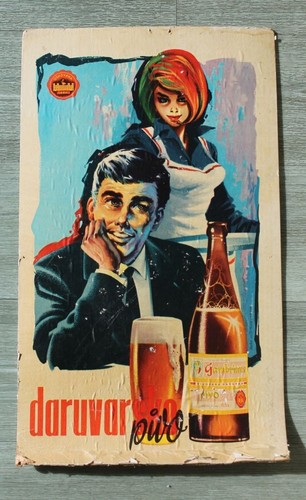 Seltene retro bier reklame - seltene,