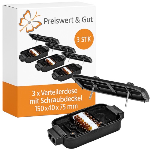 Verteilerdose 8x4 polig - 3x,