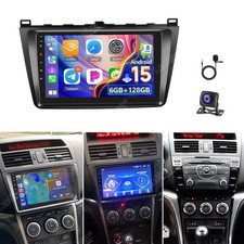 6G+128G Carplay Autoradio Für Mazda 6 GH GG 2007-2012 Android 15.0 Navi WIFI KAM