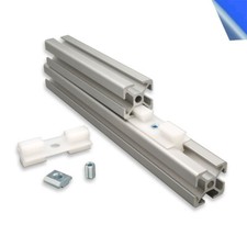 Profilgleiter für Nutenplatte 120x15 Aluprofil Nut 8 Nutplatte