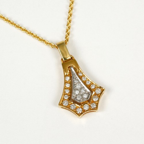 Anhänger 585 gelbgold und - gelbgold,