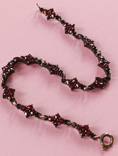 Antikes Armband Granat 900er