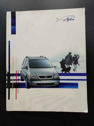 Opel zafira prospektmappe - opel,