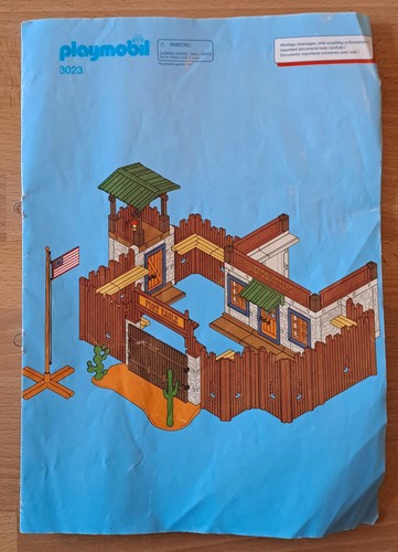 Playmobil 3023 western - western, fort