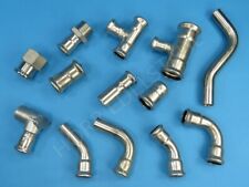 Edelstahl Pressfitting M