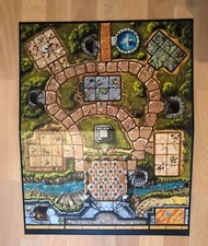 Das schwarze Auge Dorf des Grauens Spielbrett