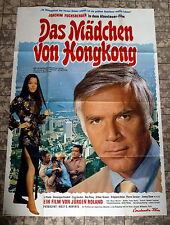 MÄDCHEN VON HONG KONG * Joachim Fuchsberger -A0-Filmposter XXL -Ger 2-Sheet 1973