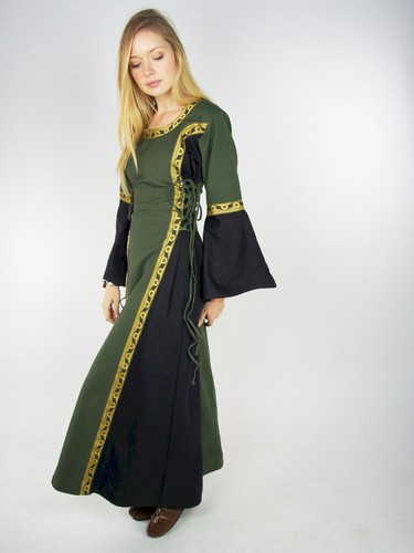 Mittelalterliches kleid mit - kleid,