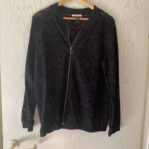 Schwarze damenjacke mit - schwarze,