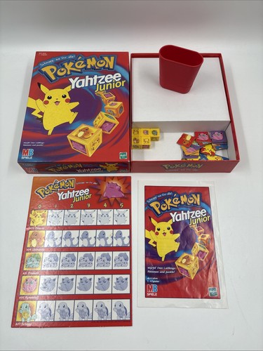 Pokemon yahtzee junior hasbro - pokemon,