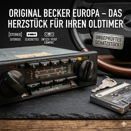 Becker europa cassette - europa, kurier