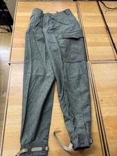 Schwedische Armee Feldhose grau M39 Gr. 96 1940 Uniform Wollhose Filzhose Jagd