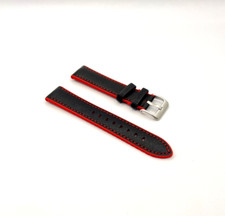 Uhrenarmband Leder/Silikon