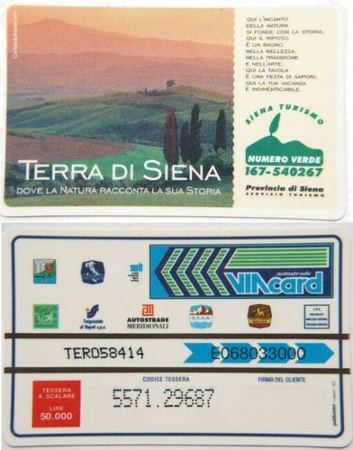 Italien telefonkarte terra - telefonkarte,
