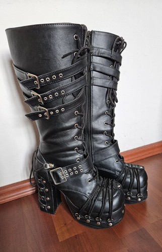 Demonia plateau stiefel - demonia, gr.