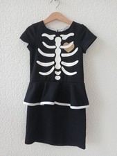 Skelett kleid 110 116 - kleid, 110/116