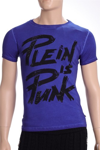 Philipp plein shirt blau - gr.,
