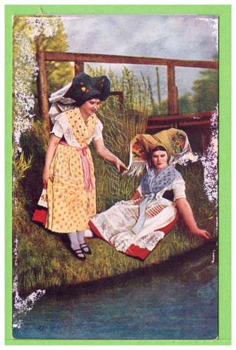 Spreewald trachten - ak, /