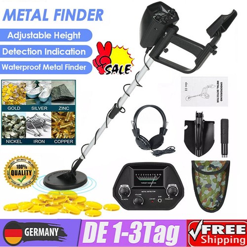 Lcd metalldetektor set gold - metalldetektor,