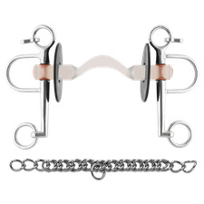 Sprenger Nathe Pelham 20 mm mit harter Stange Zungenfreiheit und langen Anzügen